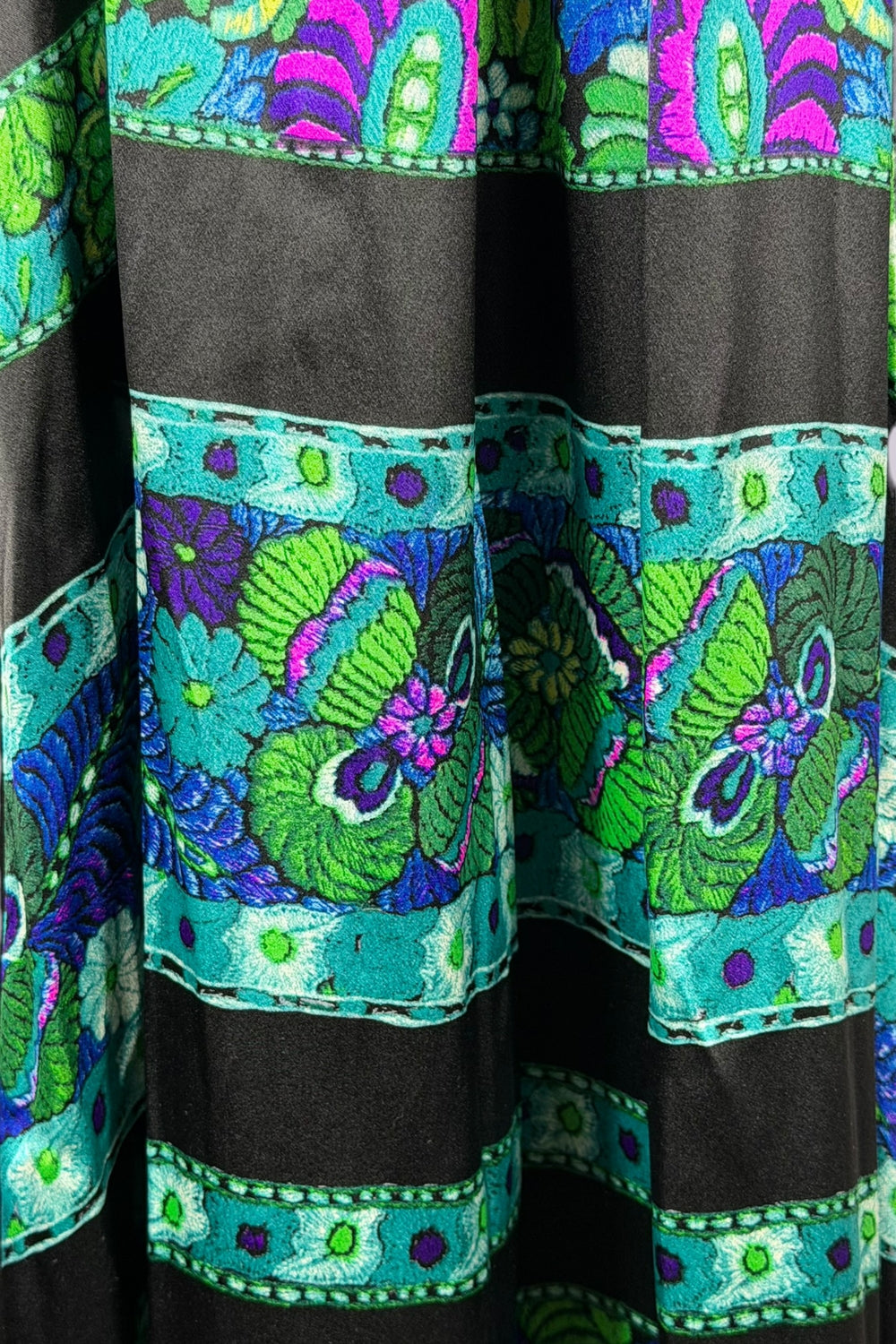 Roberto Cavalli Green Silk Top & Skirt Set | Italian Secondhand