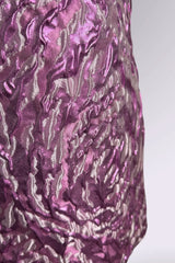 Balenciaga Metallic Pink Jacquard Mini Dress | French Designer Secondhand