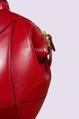 Ralph Lauren Red Leather Stirrup Bag | American Secondhand