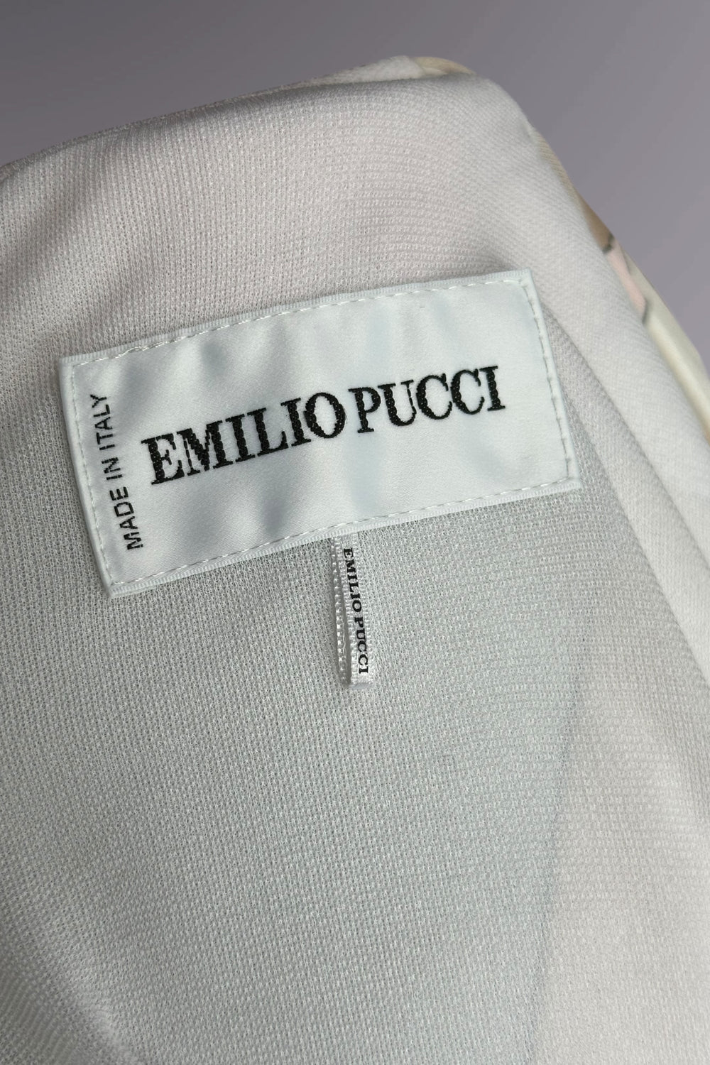 Emilio Pucci Orange & Purple Sleeveless Printed Top | Italian Vintage