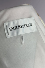 Emilio Pucci Orange & Purple Sleeveless Printed Top | Italian Vintage