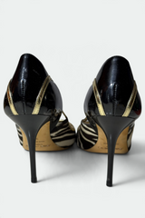 COMING SOON: JIMMY CHOO CRUISE 2013 ZEBRA PRINT CALF HAIR STILETTO PUMPS | BRITISH SECONDHAND