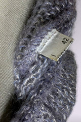 Roberto Cavalli CLASS Ombré Mohair Knit Tie Front Cardigan | Italian Secondhand