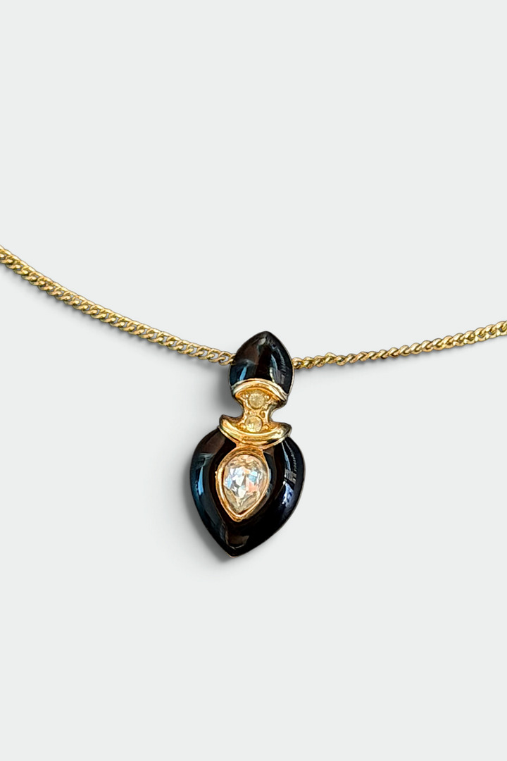 COMING SOON: CHRISTIAN DIOR BLACK AND GOLD NECKLACE | FRENCH VINTAGE