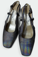 Coming soon: NINA RICCI IRIDESCENT SLINGBACK HEELS | French Secondhand
