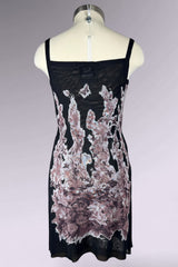 Jean Paul Gaultier JPG Floral Mesh Slip Dress | French Vintage