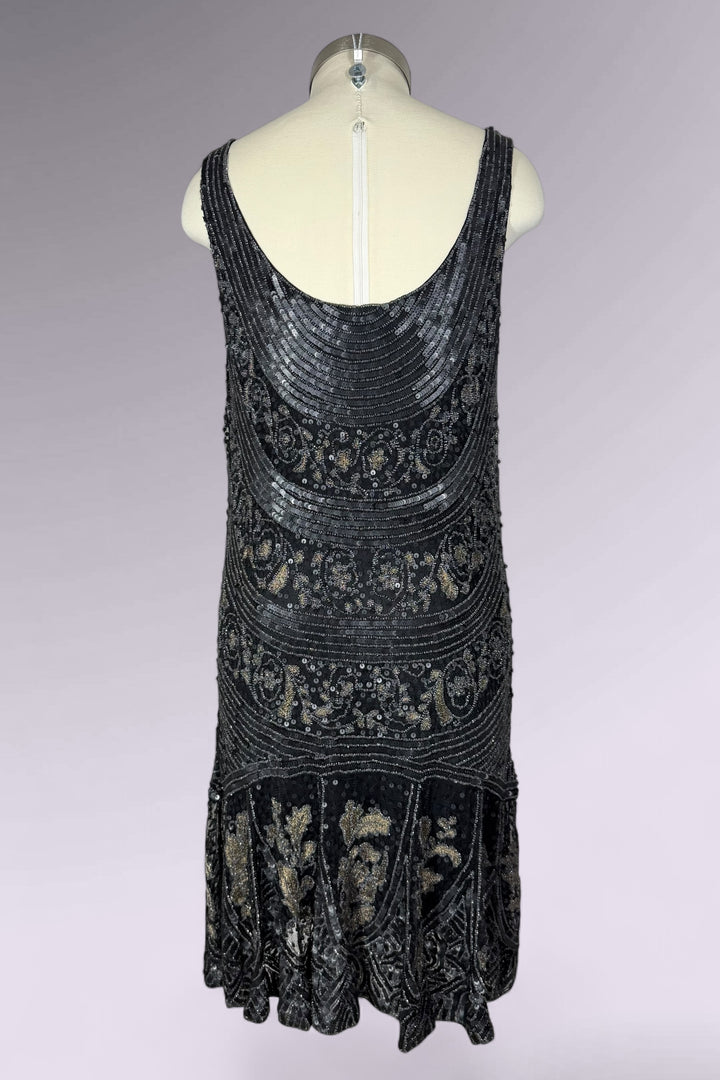 Ralph Ralph Lauren Beaded Flapper Dress | American Vintage