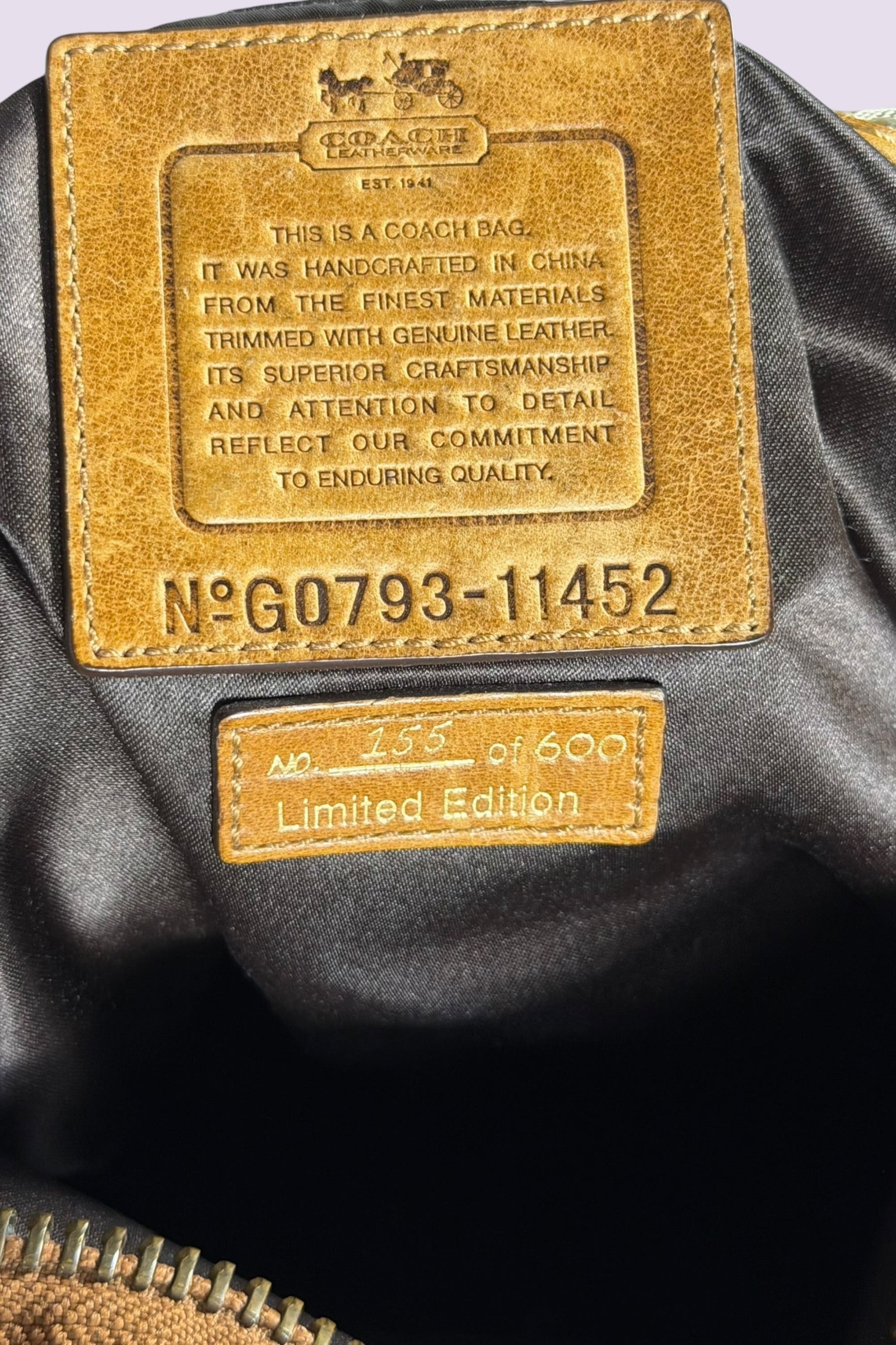 Coach Limited Edition Patchwork Bucket Crossbody Bag | American Secondhand