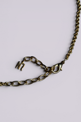 Nina Ricci Green Cabochon Pendant Necklace | French Vintage