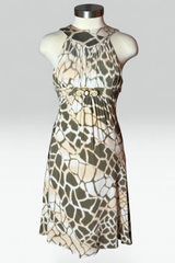 Coming soon: Class by Roberto Cavalli Giraffe Print Silk Dress