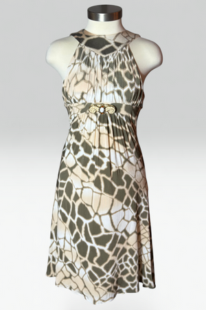 Coming soon: Class by Roberto Cavalli Giraffe Print Silk Dress