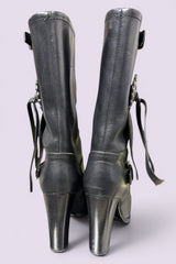 Ralph Lauren Collection Leather Concho Boots | American Secondhand