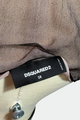 DSQUARED2 PINK & black MINI DRESS | Canadian Secondhand
