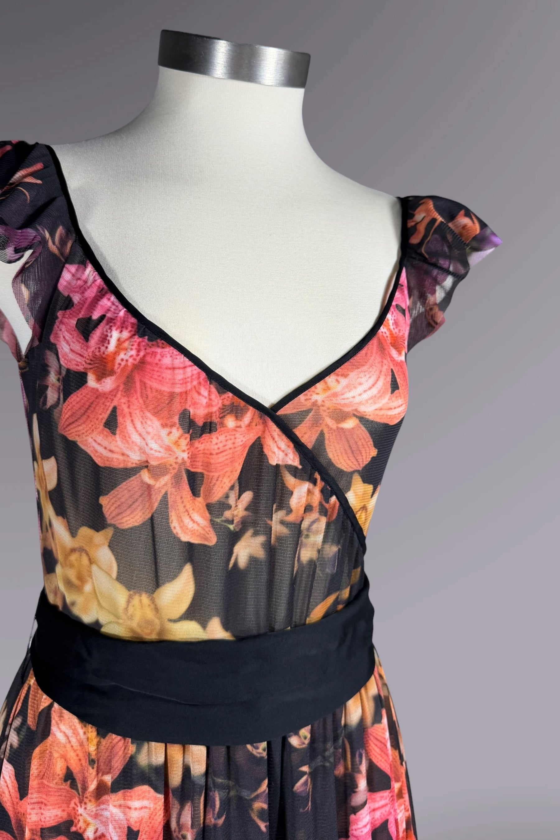 Vivienne Tam Sheer Floral Mesh Dress | Hong Kong Secondhand