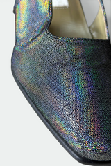 Coming soon: NINA RICCI IRIDESCENT SLINGBACK HEELS | French Secondhand
