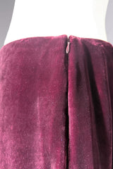 Ralph Lauren Velvet Embellished Hem Pants | American Vintage