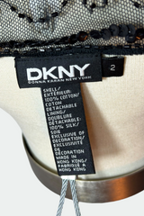 DKNY EMBELLISHED MESH LAYERED TOP | AMERICAN VINTAGE