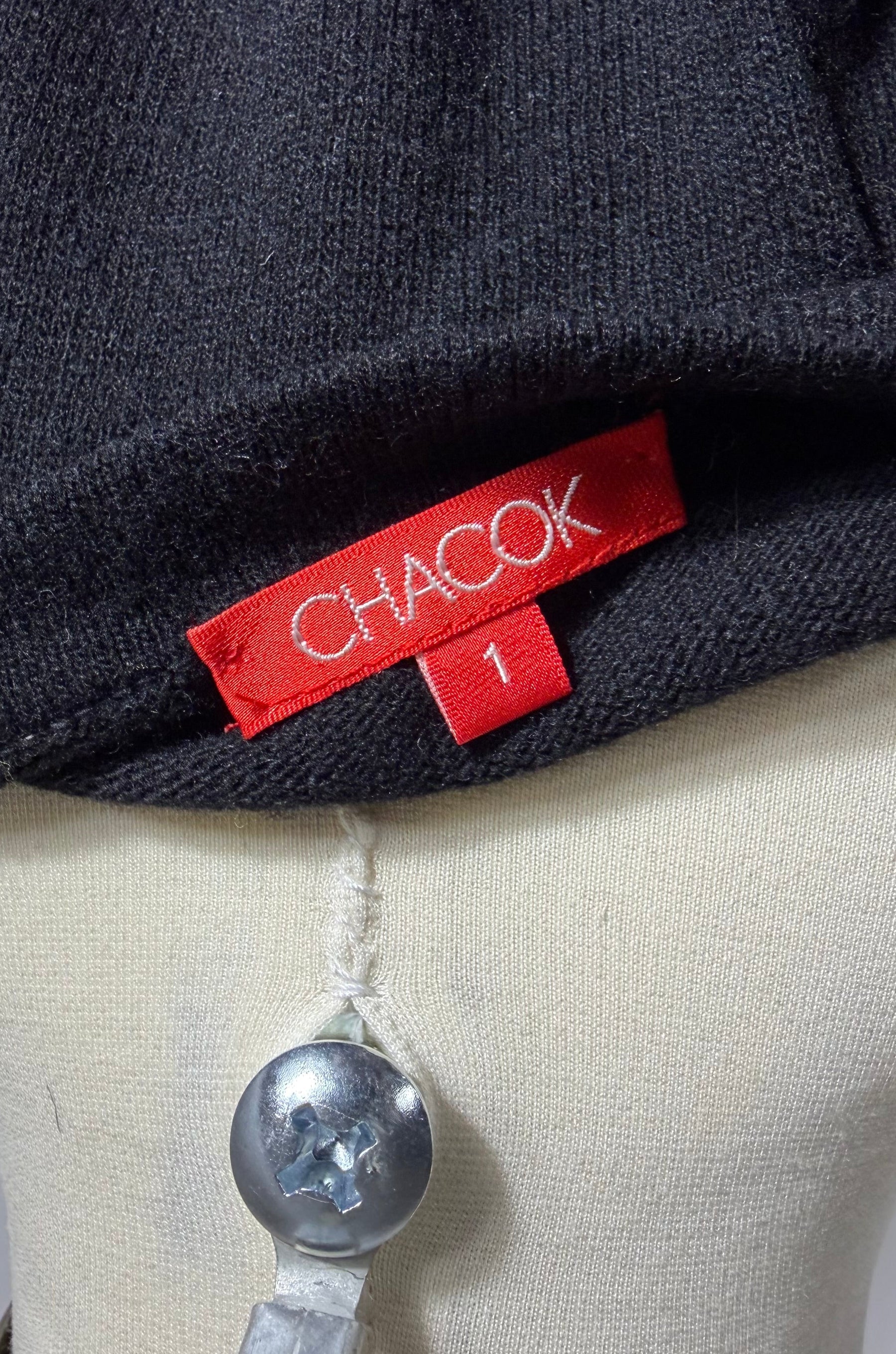 Chacok Plaid Panel Wool Cashmere Blend Sweater | French Secondhand