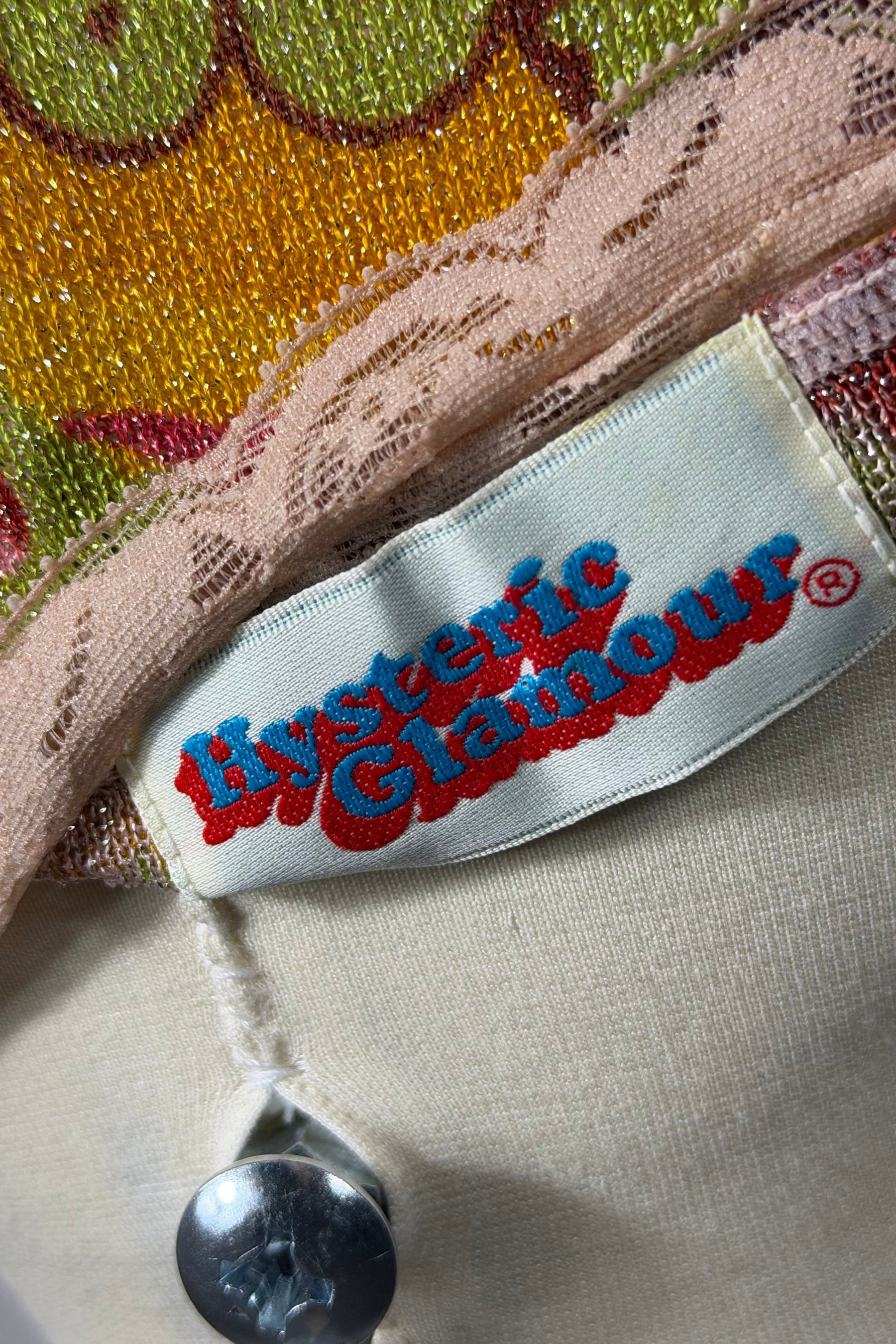 Hysteric Glamour Graphic Sparkle Knit Top | Japanese Vintage