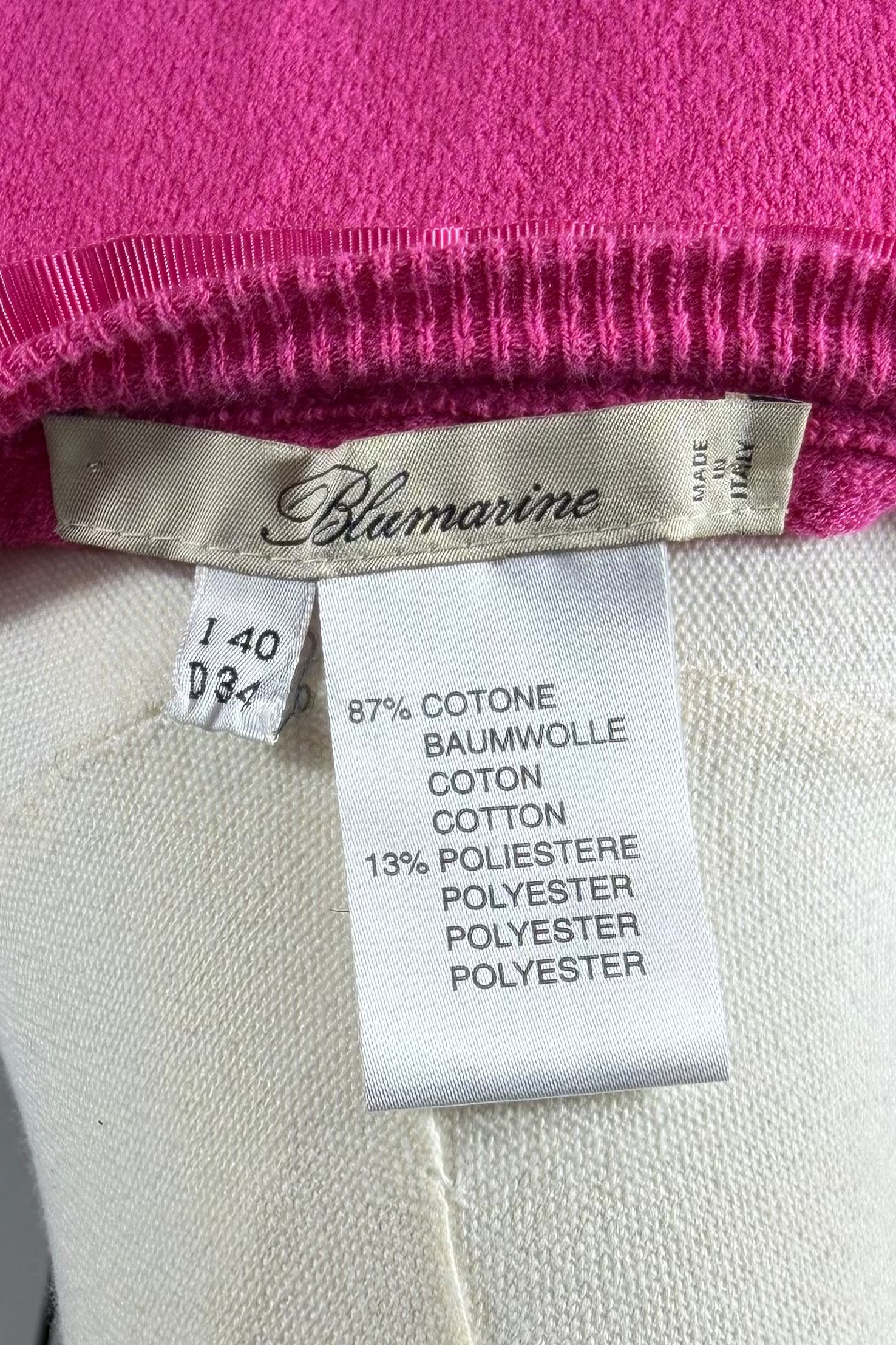 Blumarine Pink Embellished Knit Top | Italian Vintage