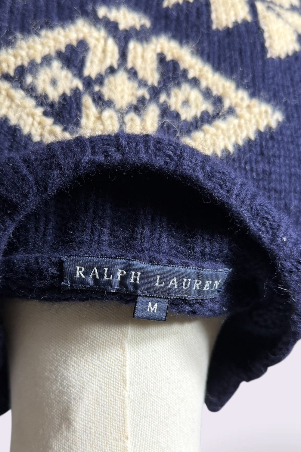 Ralph Lauren Wool Angora Zip-Up Knit | American Vintage