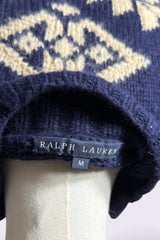 Ralph Lauren Wool Angora Zip-Up Knit | American Vintage