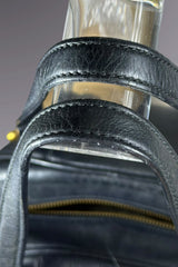 Gucci Black Leather Basketball Bag | Italian Designer Secondhand