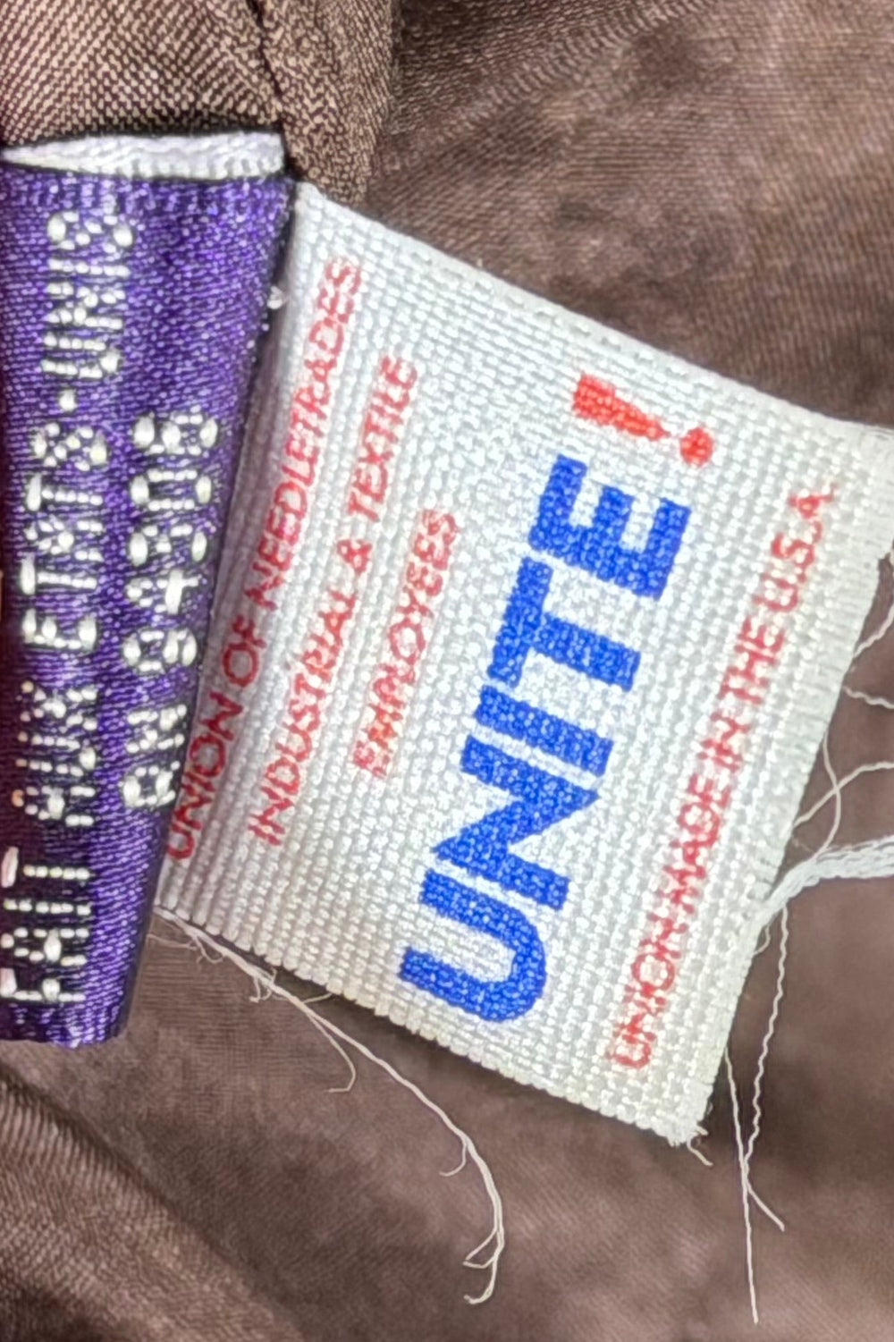 Ralph Lauren Purple Label Brown Leather Jacket | American Vintage