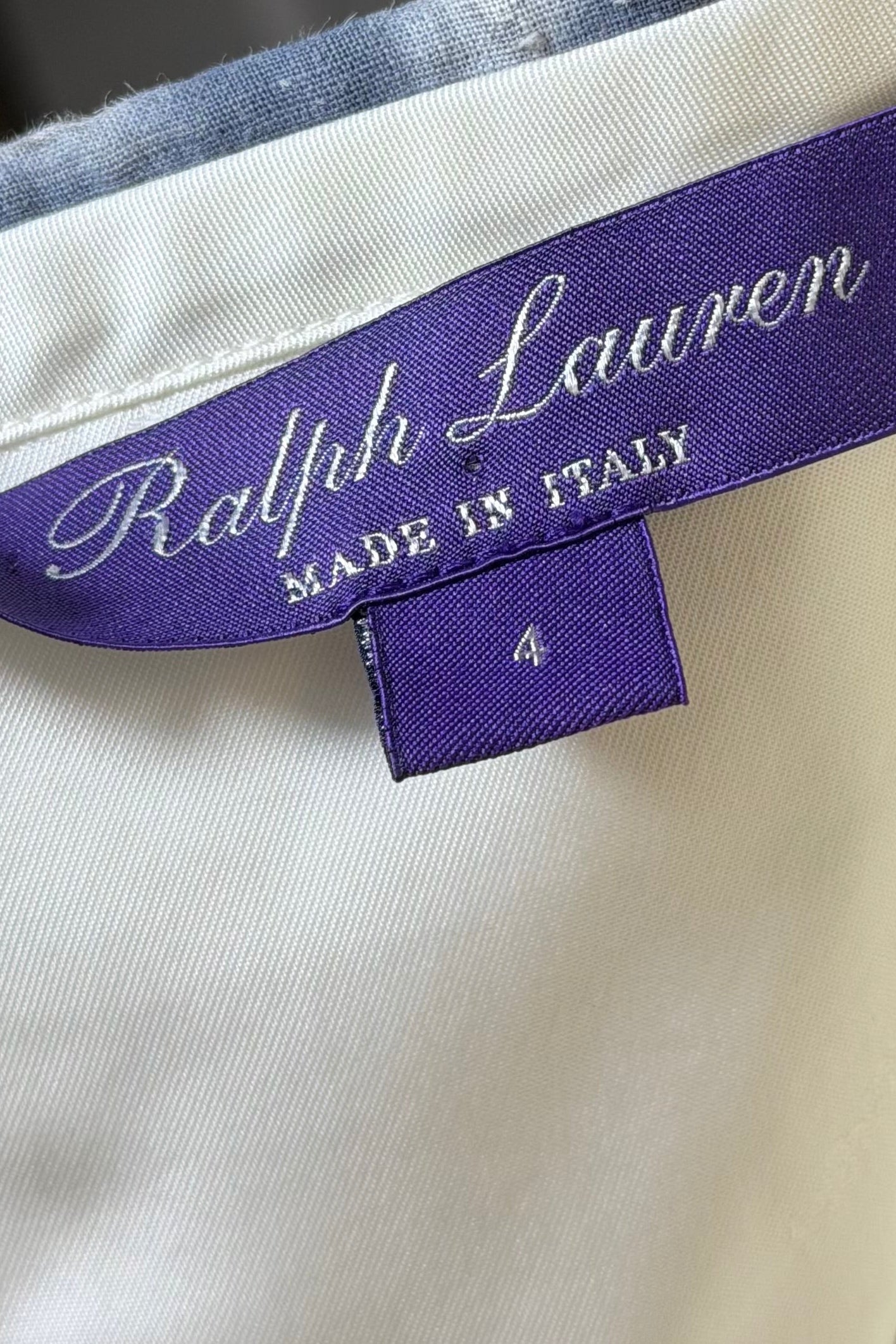 COMING SOON: Ralph Lauren Purple Label Beaded Linen Strapless Dress with Scarf | American Secondhand