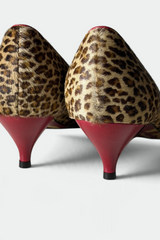 COMING SOON: FENDI LEOPARD PRINT RED LEATHER T-STRAP KITTEN HEELS | ITALIAN SECONDHAND