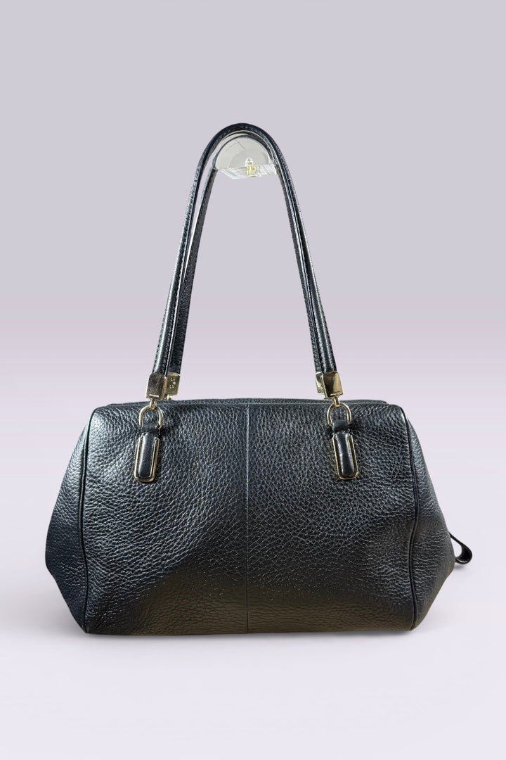 Coach Turnlock Leather Shoulder Bag | American Secondhand