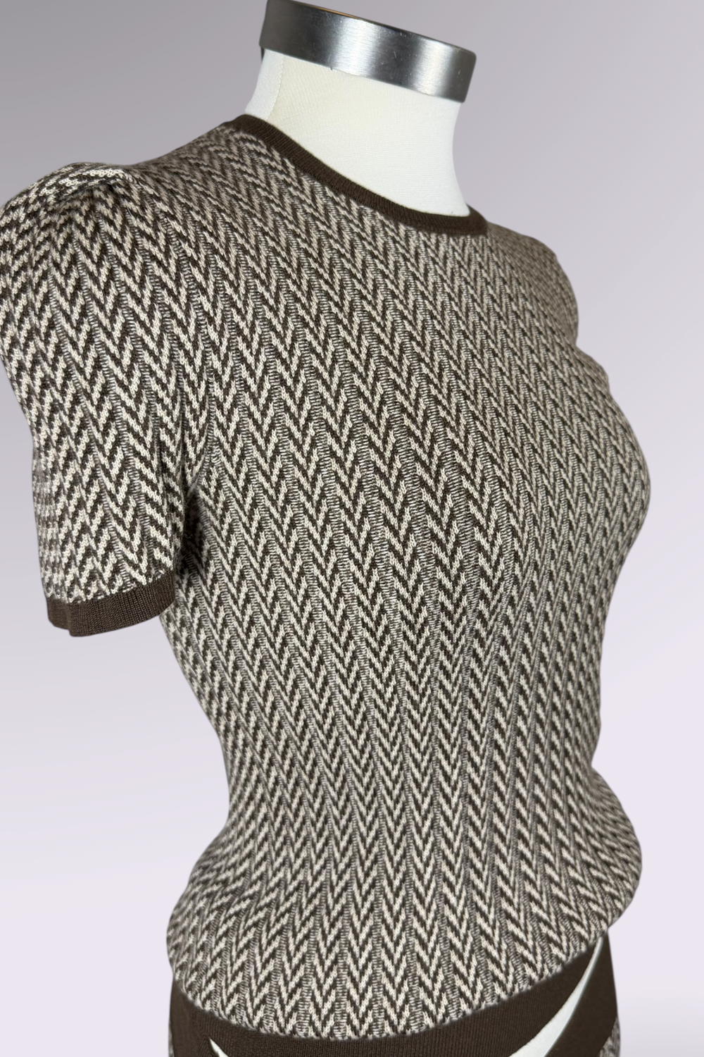 Ralph Lauren Merino Wool Herringbone Knit Set | American Secondhand