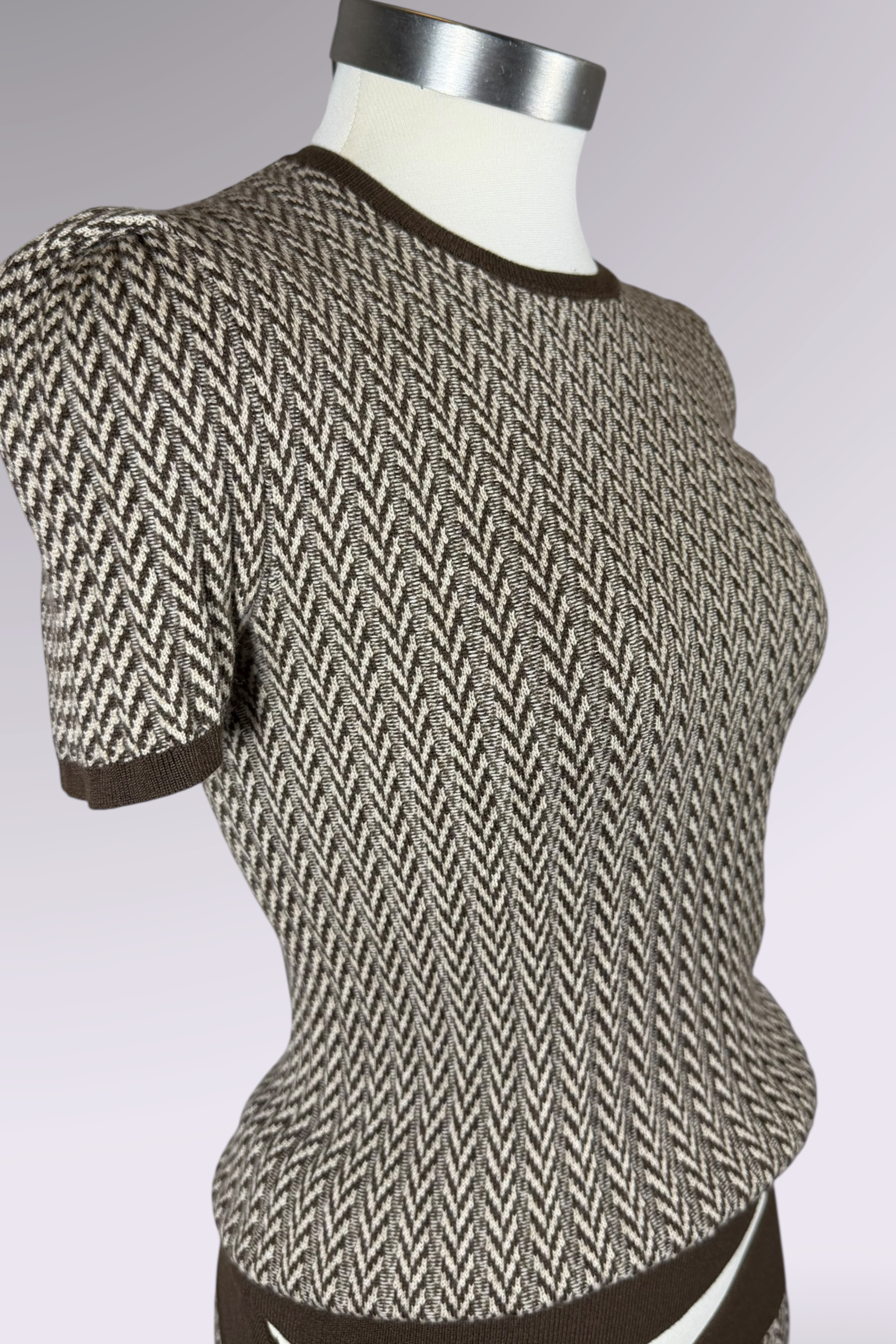 Ralph Lauren Merino Wool Herringbone Knit Set | American Secondhand