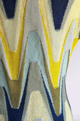 Missoni Chevron Cap Sleeve Knit Top | Italian Vintage