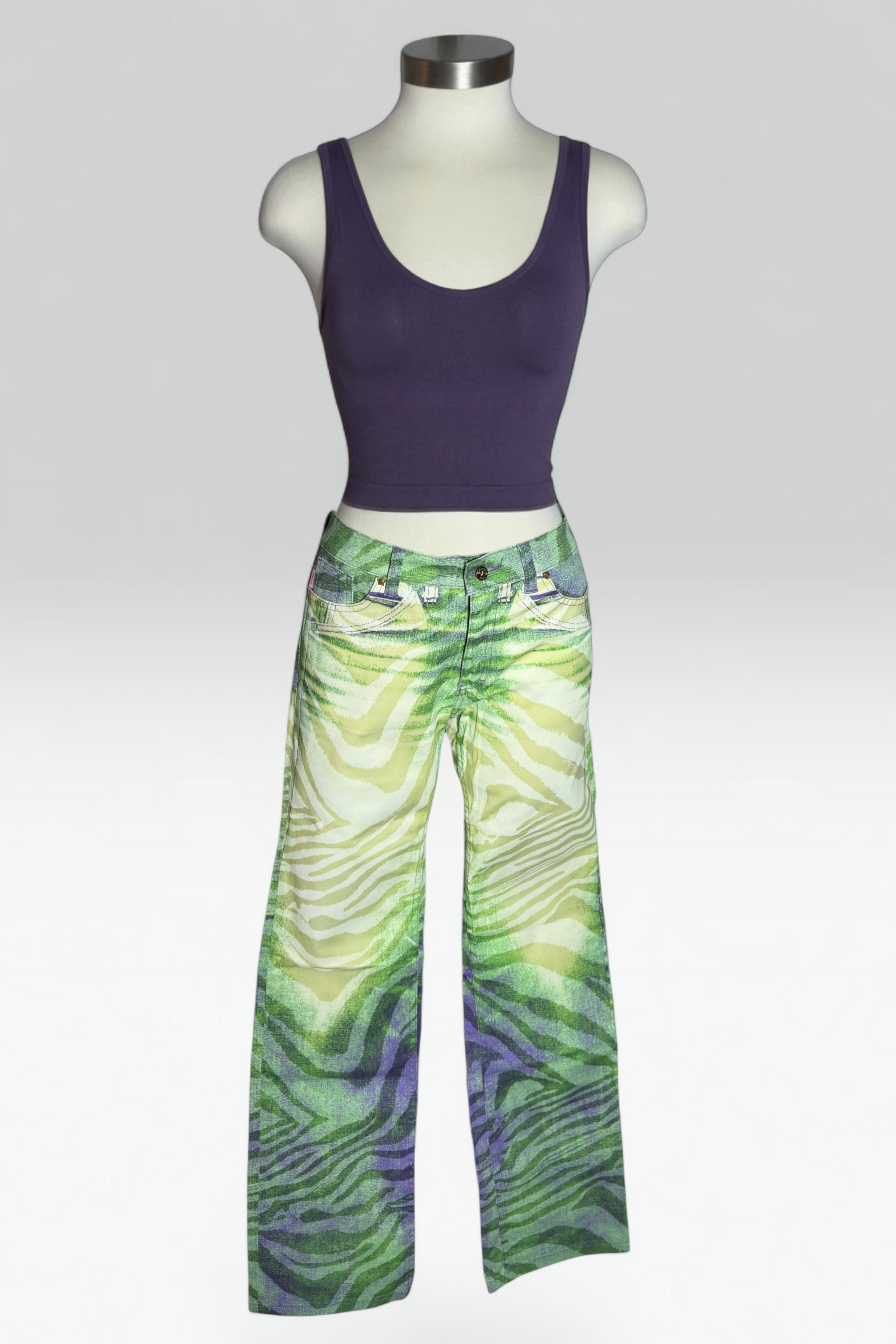 COMING SOON: Angels by Roberto Cavalli Ombre Zebra Print Jeans