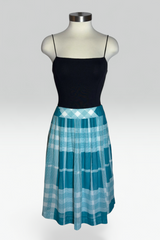 COMING SOON: Burberry London aqua plaid skirt