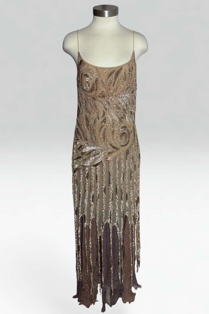 COMING SOON: Alberto Makali Sequin Embellished Fringe Dress | American Vintage