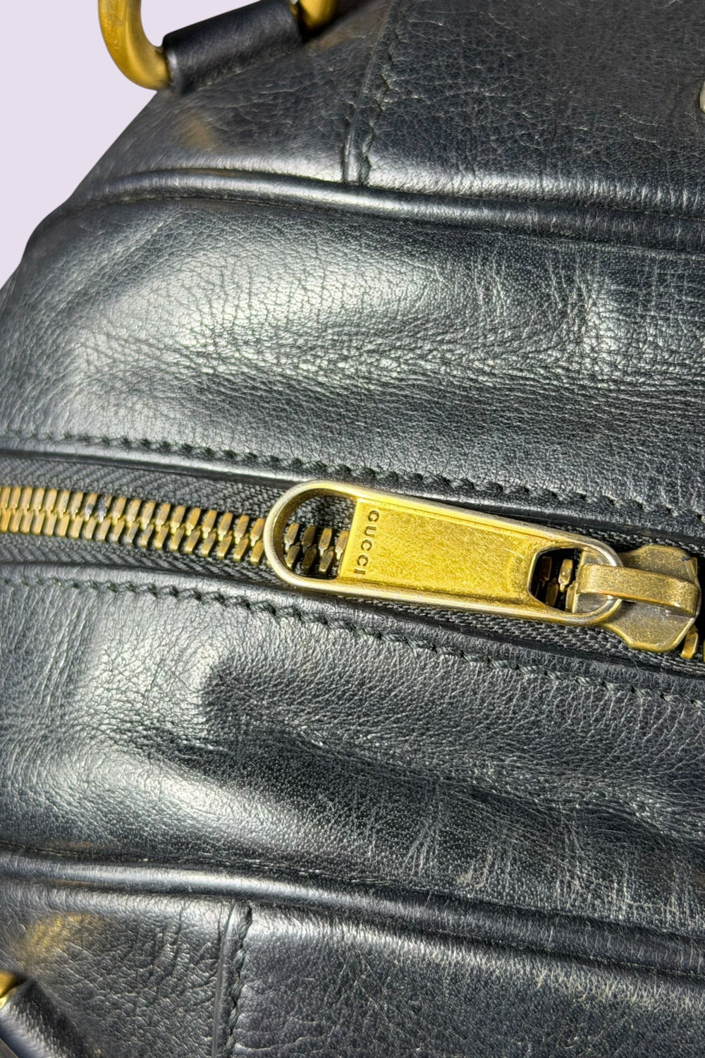 Gucci Black Leather Basketball Bag | Italian Secondhand