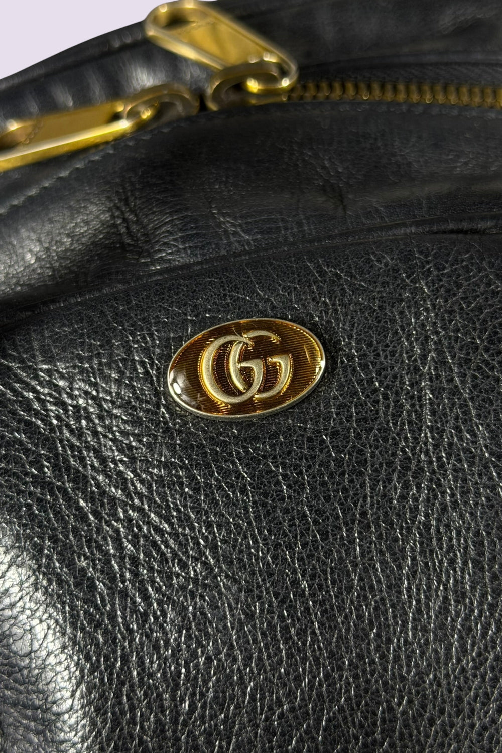 Gucci Black Leather Basketball Bag | Italian Secondhand