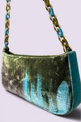 Salvatore Ferragamo Velvet Shoulder Bag | Italian Vintage