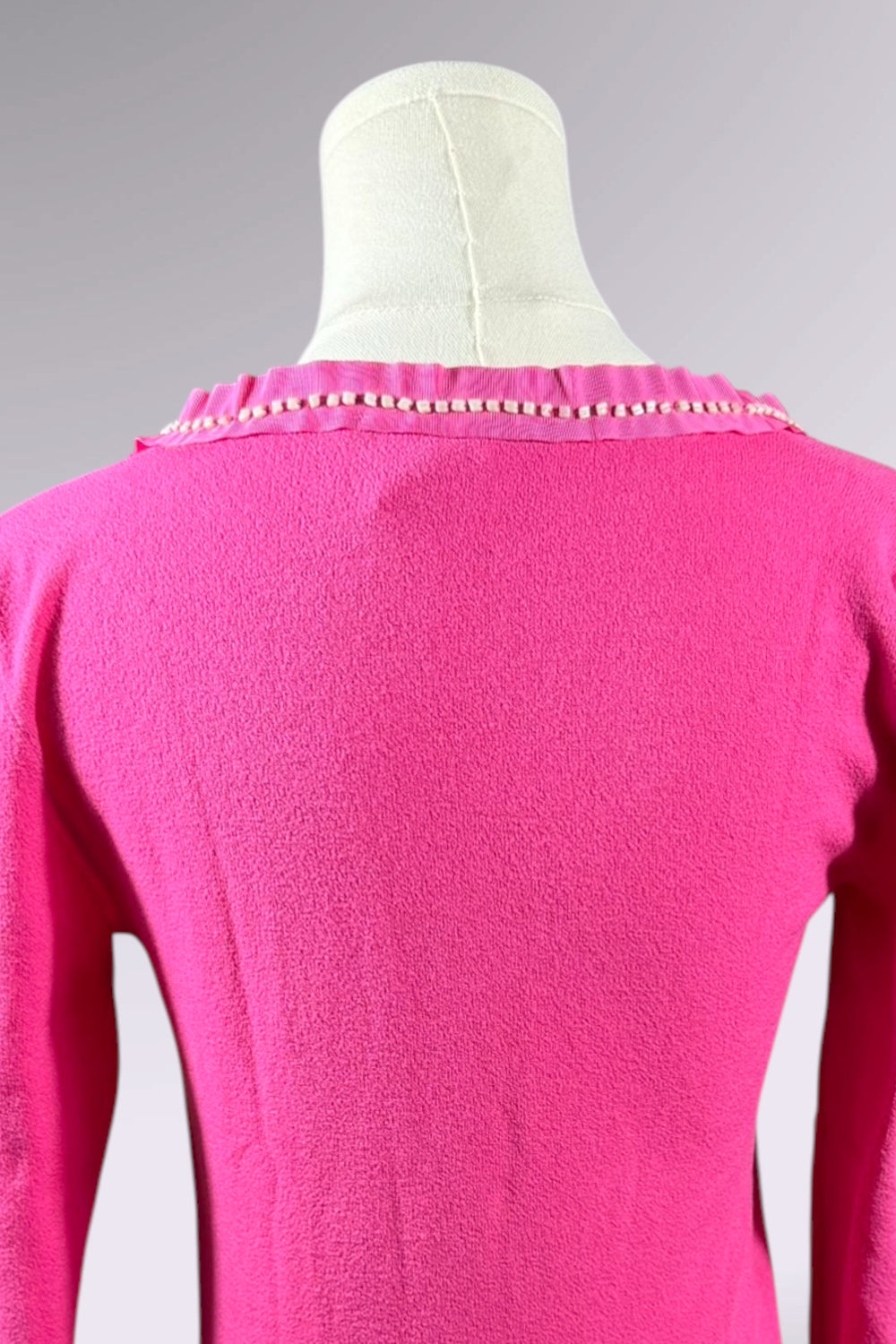 Blumarine Pink Embellished Knit Top | Italian Vintage