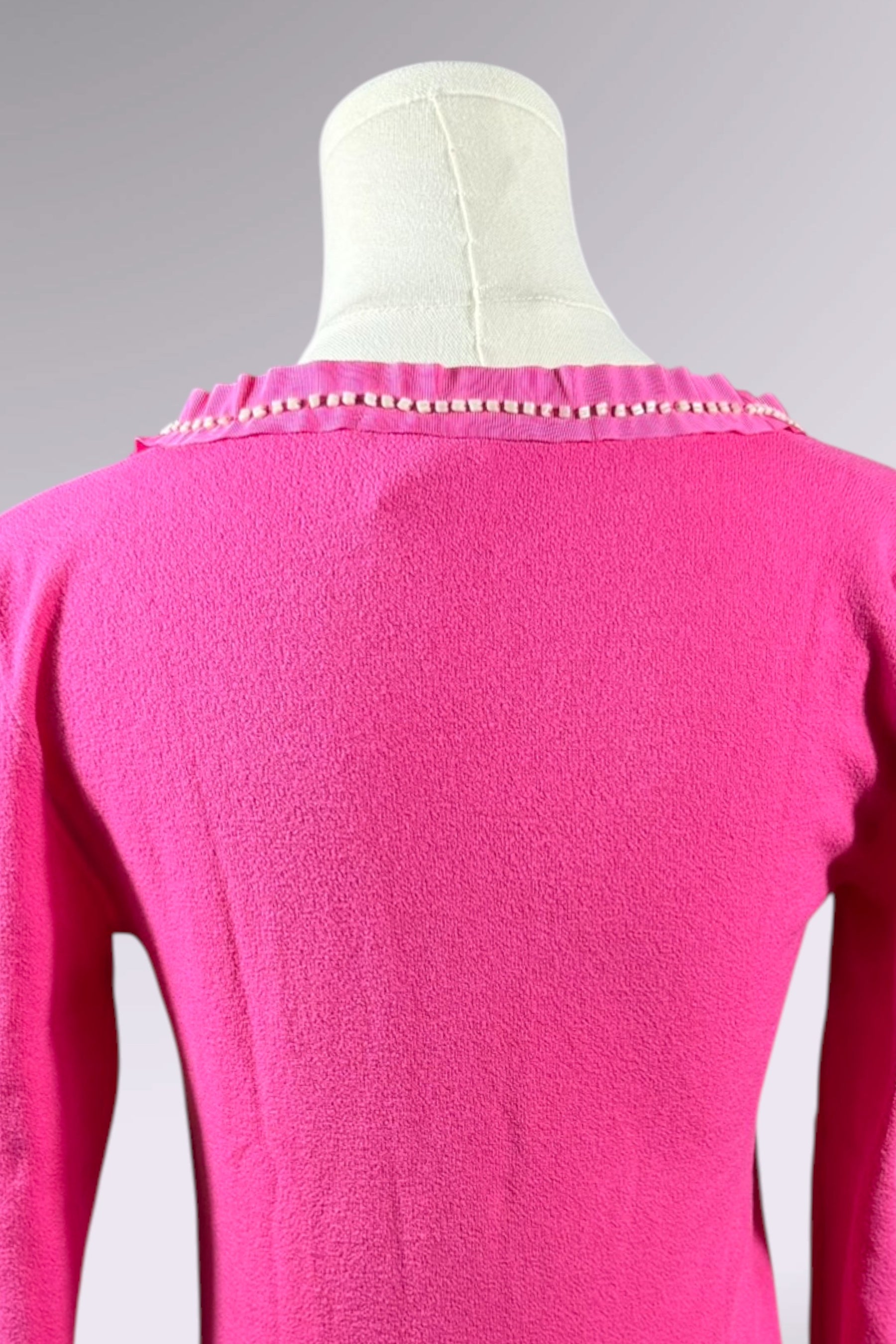 Blumarine Pink Embellished Knit Top | Italian Vintage