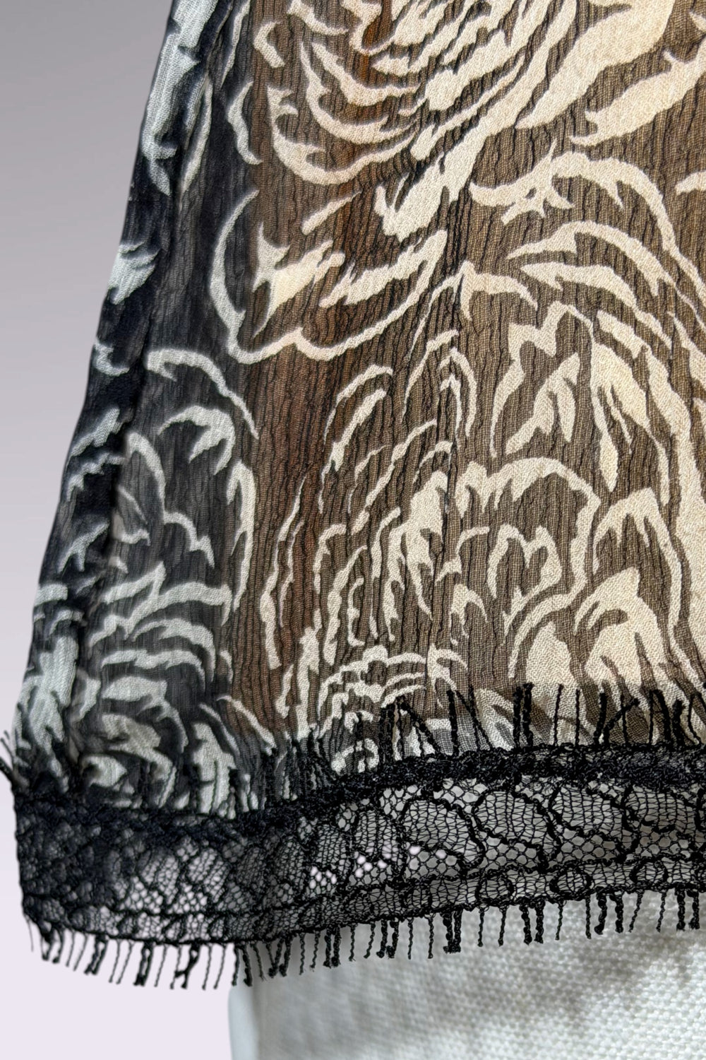 Blumarine Silk Floral Beaded Top | Italian Vintage