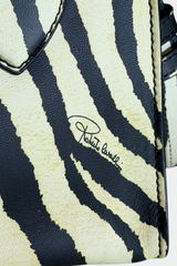 COMING SOON: Roberto Cavalli Zebra Print Leather Bag