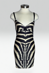 COMING SOON: Roberto cavalli zebra print bodycon dress