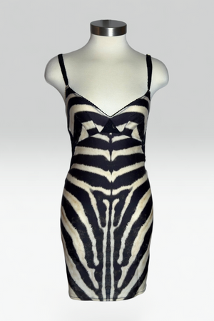 COMING SOON: Roberto cavalli zebra print bodycon dress