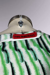 Vivienne Tam Silk Abstract Print Sleeveless Top | Chinese Secondhand