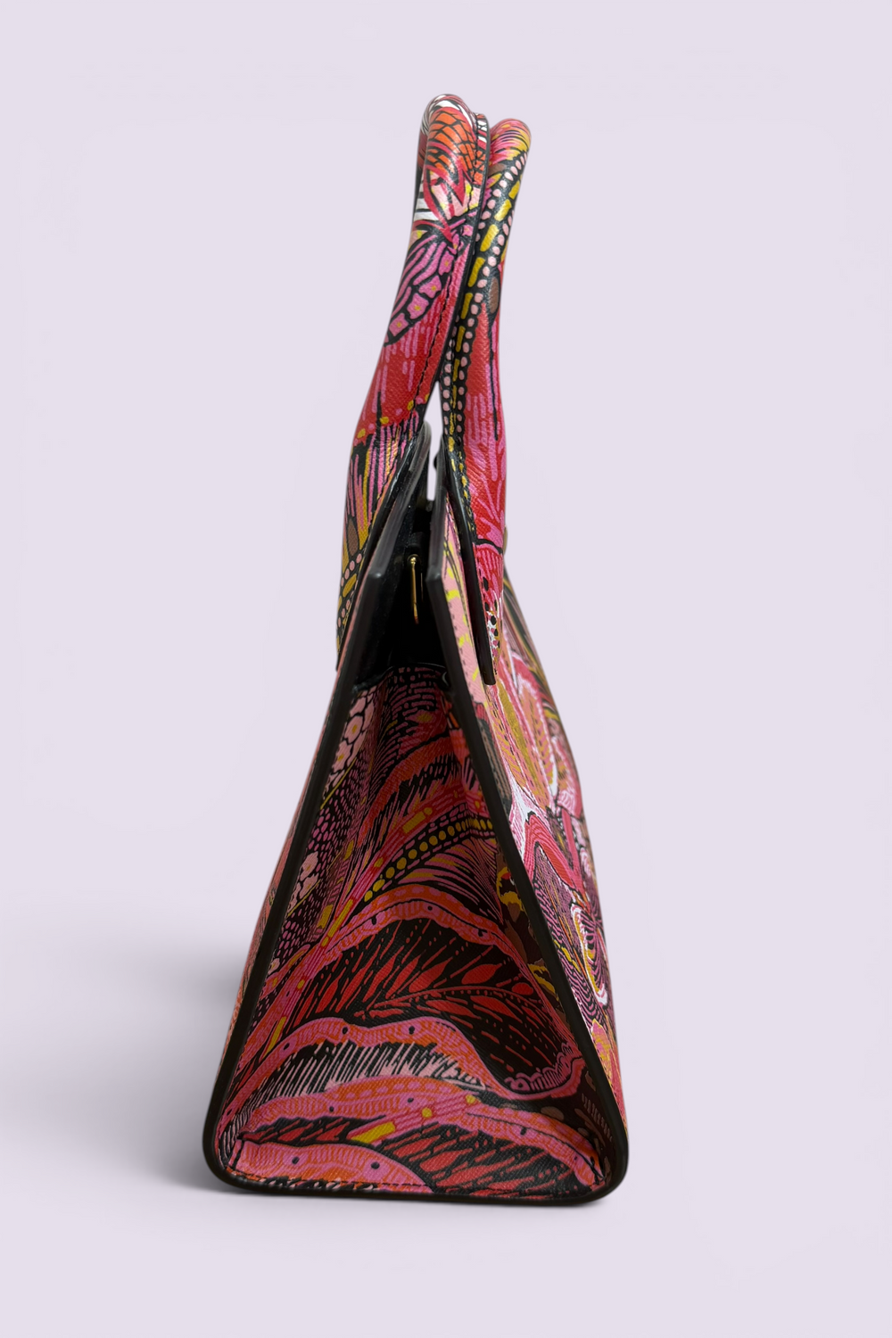 Ferragamo Pink Floral Print Bag | Italian Secondhand
