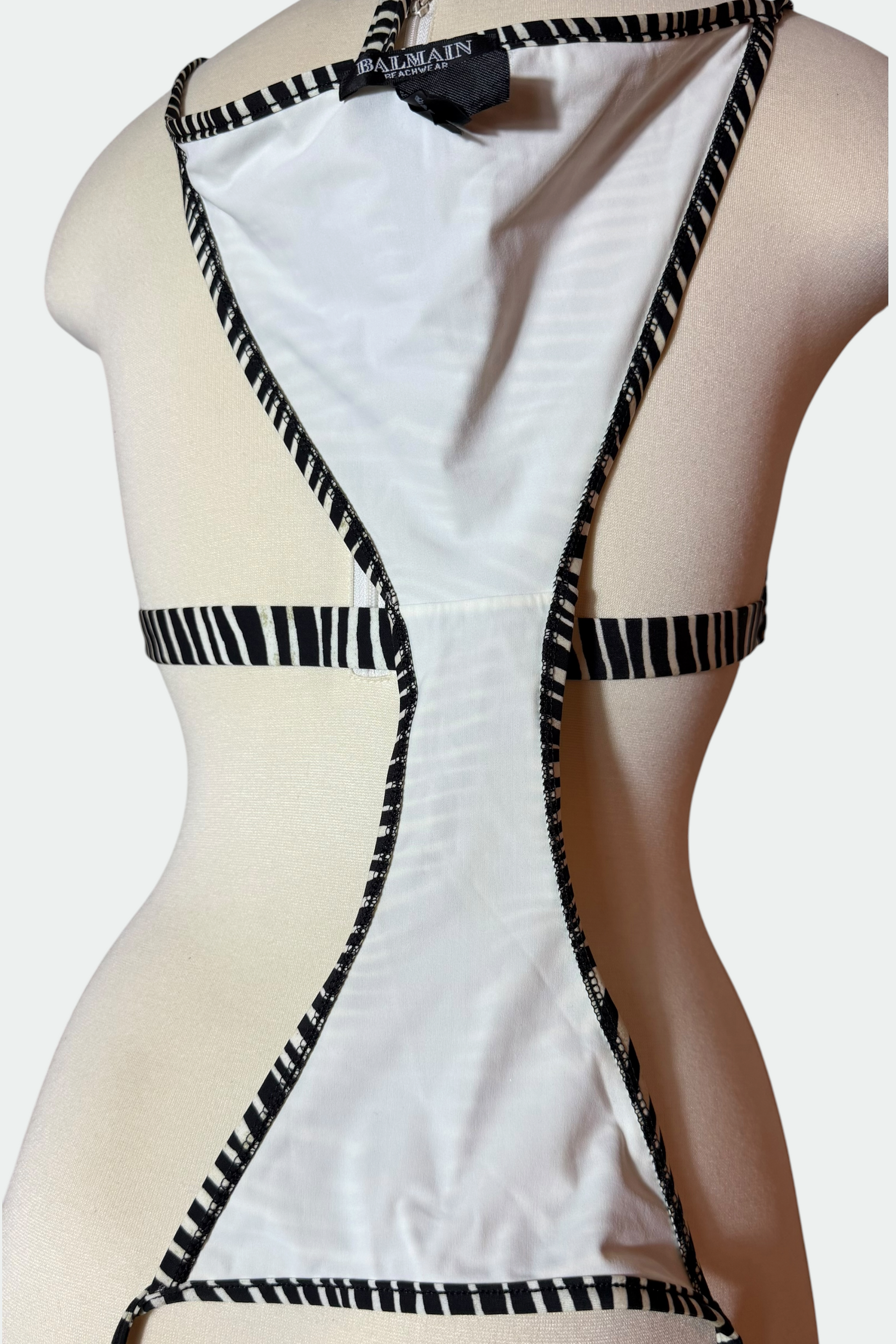 Balmain Beachwear Zebra print Bikini | French secondhand