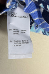 Blumarine Beaded Travel Print Cardigan | Italian Vintage
